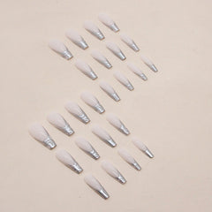 24 Pcs Press on Nails W658