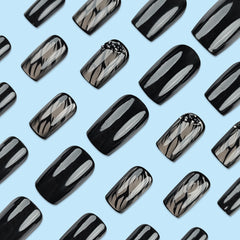 24 Pcs Press on Nails DZ536-B7