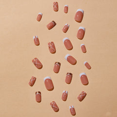 24 Pcs Press on Nails XA-35-32