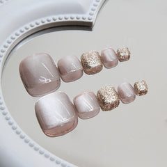 24 Pcs Press on Nails F136