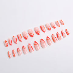 24 Pcs Press on Nails W036