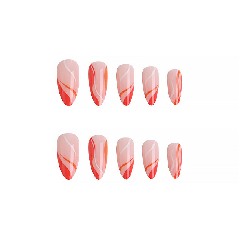 24 Pcs Press on Nails W036