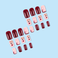 24 Pcs Press on Nails DY1519-B7