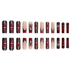 24 Pcs Press on Nails WSJ-23