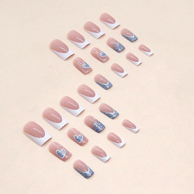 24 Pcs Press on Nails W739